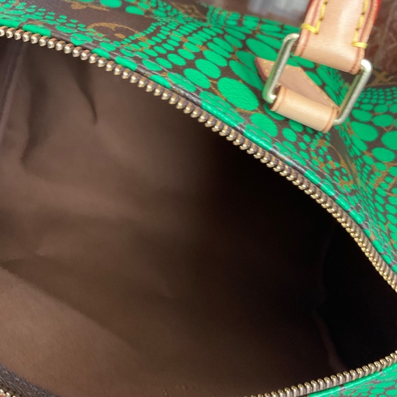 LOUIS VUITTON Limited Edition Yayoi Kusama Speedy 30 in green monogram dots !! - Picture 15 of 15